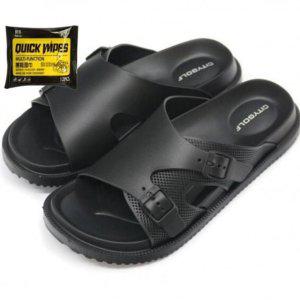 투버클 공용라인 샌들 서머 풋웨어 슬리퍼 남녀 모던 샌들데일리슈즈 세정티슈 세트