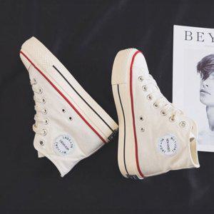 이지캐주얼무드 하이컷 캐주얼 듀얼컬러 레이디 운동화 TG517