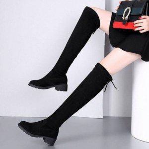 여성용 슬림핏 스웨이드디자인 스타일감라인이 미적요소 롱스타일 숏부츠 유니크 앵클타입 패딩소재 가죽소