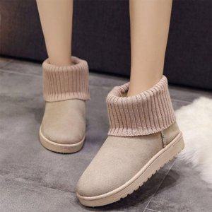 퍼안감부츠 보온성 윈터부츠 보온용 니트디자인 한겨울 데일리슈즈 신발류기모원단 머스트해브 숏스타일