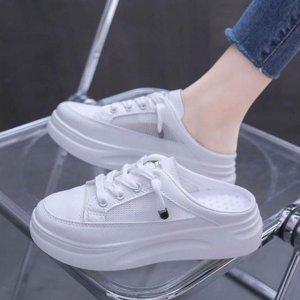 우먼 통풍 메쉬디자인 3cm키 높이굽 착화감 퀄리티 유니크 운동화 실내화 여성로퍼