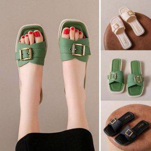 안정감 우먼 외출아이템 데일리슈즈 버클디테일 플랫형 스타일요소 샌들커플상품 모던 물고기 EVA재질 오피