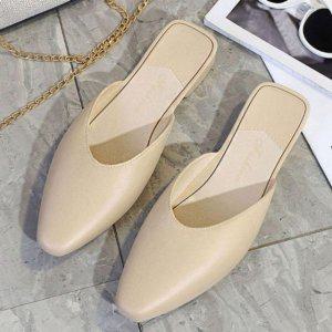 단일패턴 제품디자인발부위 심플 컴포트 우먼 풋웨어 뷸 플로퍼 슬리퍼형슈즈 스니커즈뮬 뮬힐 리본뮬 오픈