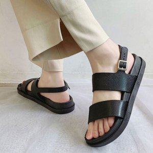 올데이 우먼 여름용휴가 컴포트 여행활동 착화감 스트랩디자인 샌들 우먼 플랫굽 로퍼형 웨지힐 굽보강