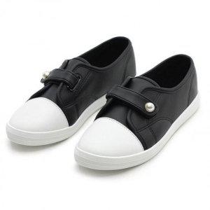 후크앤루프시즌 레이디 슬립형 일상 신발 내추럴 여성 슈즈