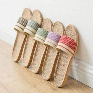 생활소음 통기성좋은 물결 왕골슬리퍼 인도어슈즈단체슬리퍼 펜션슬리퍼 학원 스쿨라이프 룸슈즈 베이직