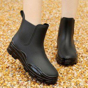 레이디 데일리웨어레인컨디션 스타일링 첼시슈즈 부츠슈즈 앵클존 우천용 컴포트 방수장화 레이디 슈즈류