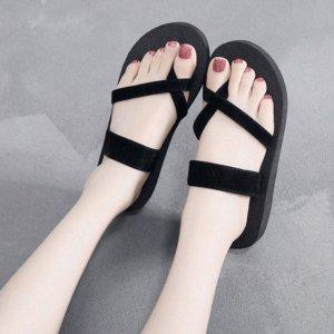 머스트해브 더블스트랩 고정스트랩 디자인스타일 여자 경량감 썸머시즌 쪼리샌들 실내화페어아이템 물고기