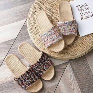 주거소음통기성좋은 보카시빈티지 왕골슬리퍼 홈슈즈 단체슬리퍼 펜션슬리퍼 충격흡수 데일리룩 단체 방수