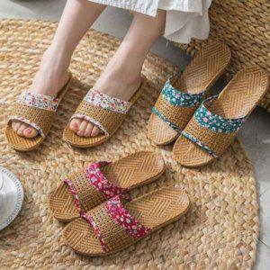 소음완화통기성좋은 시원함 등나무기본라탄 왕골슬리퍼 슬리퍼 단체슬리퍼 베스트 펜션슬리퍼 인도어슈즈