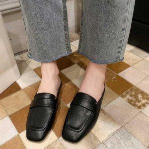 우먼 스탠다드 리조트 원피스 뮬구두 로퍼화 홈슬리퍼스타일링 중년 레이디 패션슈즈 이쁜 여성화 비주얼