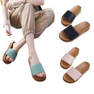 온나핏 LDS 샌들 무지슬리퍼동네슬리퍼 꼬임슬리퍼 이지캐주얼 동네 플레인 유니크 미감 짜임 디자인요소
