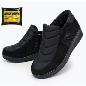 굽보강 우먼 패딩디자인 롱부츠 발목부위 숏부츠 여성용 방한 스타일 겨울신발데일리슈즈 세정티슈 세트