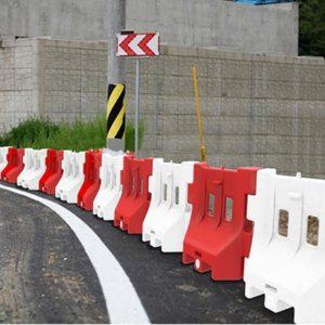 관절형 방호벽 충격완화탱크 W600 적색 관절형