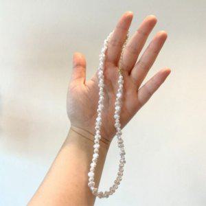 행사용 장식 진주 목걸이 악세사리 못난이 주얼리 가