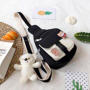 초등학생 중고생 슬링백 앞으로메는 가방