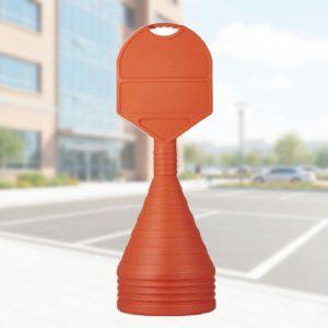 원형 주차안내판 주차표시 입간판 알림판 중형 무지