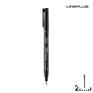 사무용필기구 학습용 노트필기 선물용 휴대용 디자인펜 문구세트켈리그라피 펜 2mm 12개입