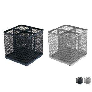 데스크연필꽂이 펜접시 수제 펜거치대 자석펜꽂이 사무용 학생용4분할 메탈 펜꽂이 랜덤1개