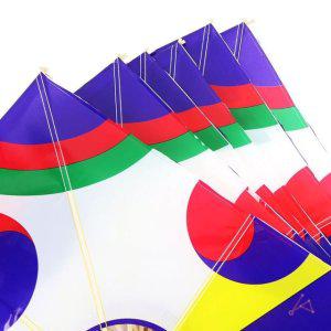 방패연10개입 나무조각 바람개비 재료 투명반구