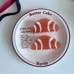 크로와상 단발 브레드 집게핀 빵 소품샵 집게삔 긴머