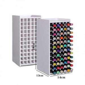 연필꽂이 정리함 4단 색연필수납함 ABC0597 사선 볼펜