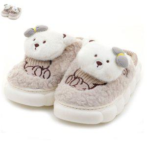 사무실슬리퍼 건강 실내건강실내화 실내화 푸들 털실내화 그레이 택1 털실내화 거실화