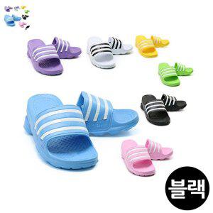 사무실슬리퍼 쪼리 여성 여름 건강 실내건강실내화 삼선 EVA 슬리퍼 블랙 택1