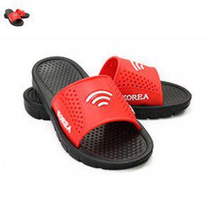 사무실슬리퍼 쪼리 여성 여름 건강 실내건강실내화 와이파이 슬리퍼 레드 택1