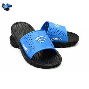 사무실슬리퍼 쪼리 여성 여름 건강 실내건강실내화 와이파이 슬리퍼 블루 택1