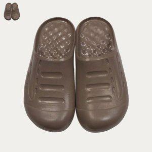 사무실슬리퍼 쪼리 여성 여름 건강 실내건강실내화 신우 EVA 심플 막힘욕실화 브라운