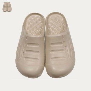 사무실슬리퍼 쪼리 여름 건강 실내건강실내화 신우 EVA 심플 막힘욕실화 아이보리