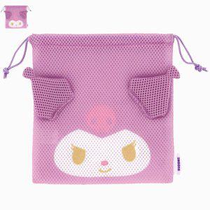 미니파우치 더스트백 메이크업 북 화장품가방 대용량 여성 쿠로미 메쉬 조리개 파우치백