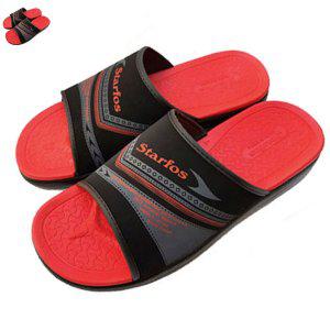 발편한슬리퍼 쿠션 남자 푹신한 거실 오피스 실내 편한 스타 슬리퍼 SP503 레드 택1