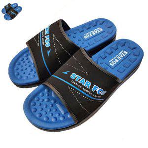 발편한슬리퍼 쿠션 남자 푹신한 거실 오피스 실내 편한 스타 슬리퍼 SP503 블루 택1