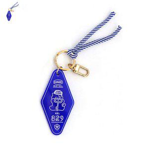 열쇠고리 스마트키케이스 자동차키홀더 가죽 자동차 아크릴 키링 구미캣 블루