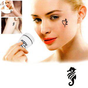 타투스티커 두피문 커버스티커 할로윈문신 지우기 문신 타투 스탬프 라지형 L10 해마