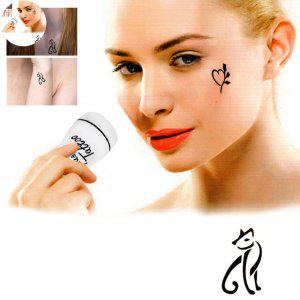 타투스티커 두피문 커버스티커 할로윈문신 지우기 문신 타투 스탬프 라지형 L12 여우