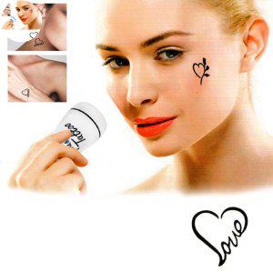 타투스티커 두피문 커버스티커 할로윈문신 지우기 문신 타투 스탬프 라지형 L3 러브레터