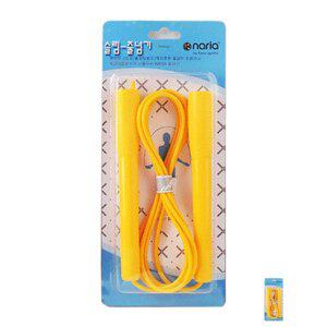 복싱줄넘기 발목 어린이 실내 단체 스마트 유아 선수용 스피드 슬림 줄넘기 노랑