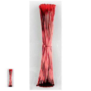 리본끈 공단 인쇄 자수 예쁜 색동공예철사 5000 빵끈 빨강 선물포장