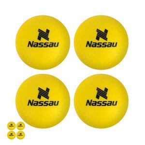 안전야구공 변화구 연식구 연식 경식 야구소프트볼 스냅볼 스펀지 안전구 티볼 공 4개입