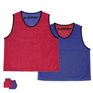 농구액세서리 점프트레이너 발목테이프 손목보호대 스포츠 경기 양면 팀조끼 레드 블루 L