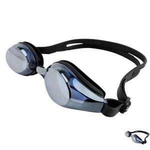 수영수경 물안경 노패킹 미러 안티포그 후그 성인용 키즈 도수수경 성인 물안경 미러형 블랙