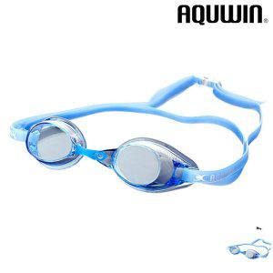 수영수경 물안경 노패킹 미러 안티포그 후그 성인용 키즈 도수물안경 선수용 수경 블루