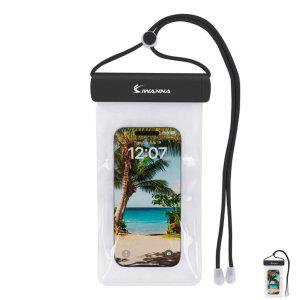핸드폰방수팩 힙색 수영 수영장 바다 워터파크 방수팩 심플 블랙 케이스 핸드폰 스마트폰