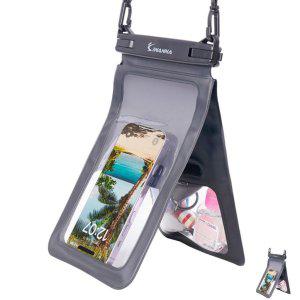 핸드폰방수팩 힙색 수영 수영장 바다 워터파크 방수팩 퍼펙트 듀얼포켓 가방 케이스 핸드폰