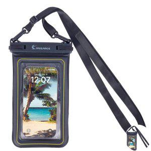 핸드폰방수팩 힙색 수영 수영장 바다 워터파크 방수팩 퍼펙트 플로팅 가방 케이스 핸드폰