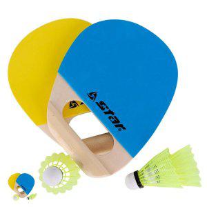 배드민턴채 입문용 초등학생 스피드민턴 패드민턴 핸들러 패드민턴세트 노랑블루