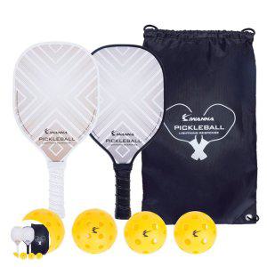 배드민턴채 어린이 입문용 초등학생 스피드민턴 피클볼 우든 라켓 세트 실내외용 공 2개